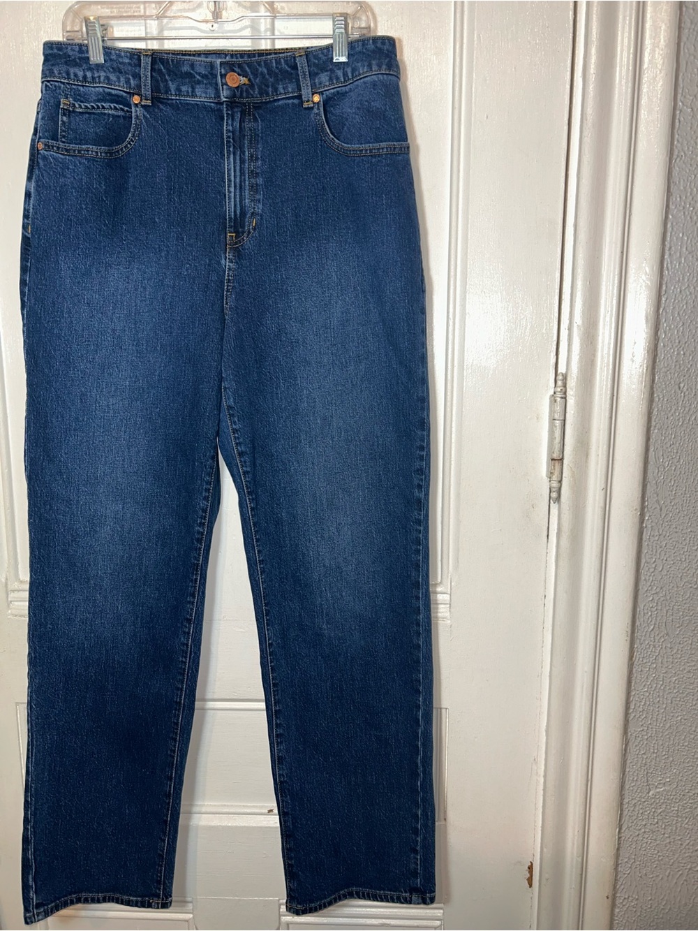 Talbots High Waist Relaxed Dark Wash Stretch Jean